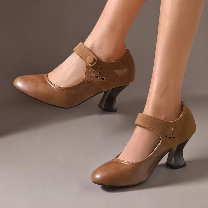 SASKIA | SUEDE ANKLE BOOTS WITH HEEL