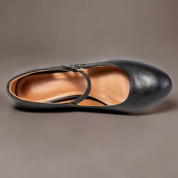 DELACROIX | Black Closed-Toe Pumps Sylvie