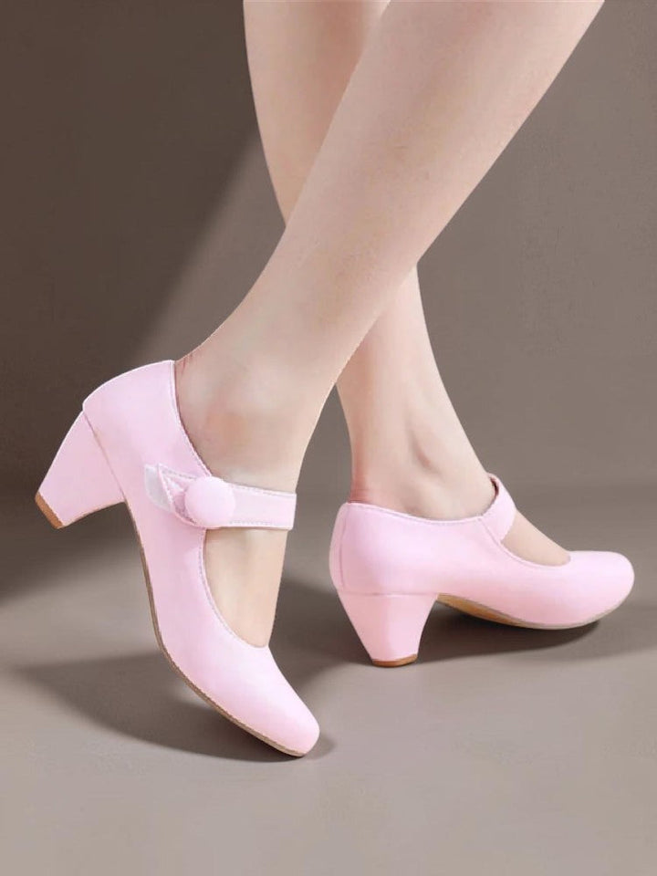 MAAIKE | MARY JANES WITH ADJUSTABLE BLOCK HEEL