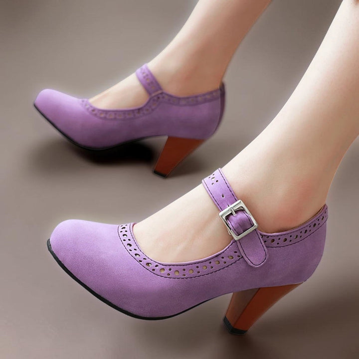 FLEUR | MARY JANES WITH ADJUSTABLE HEEL