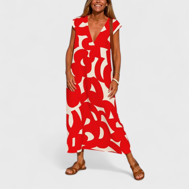 Lotte | V-Neck Floaty Dress
